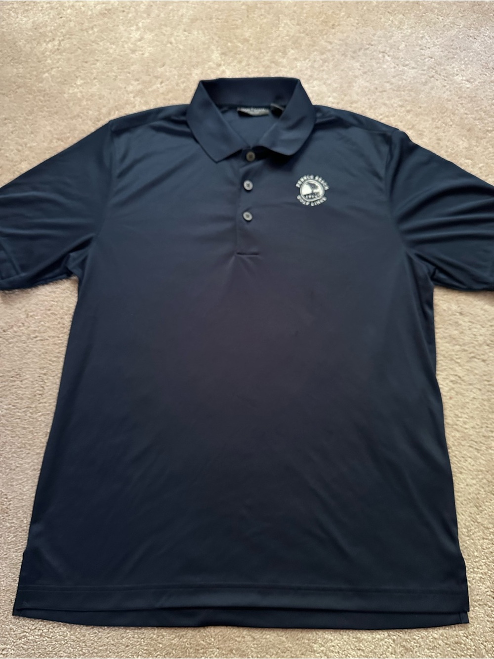 Pebble Beach Golf Links Men's Navy Polo - Medium